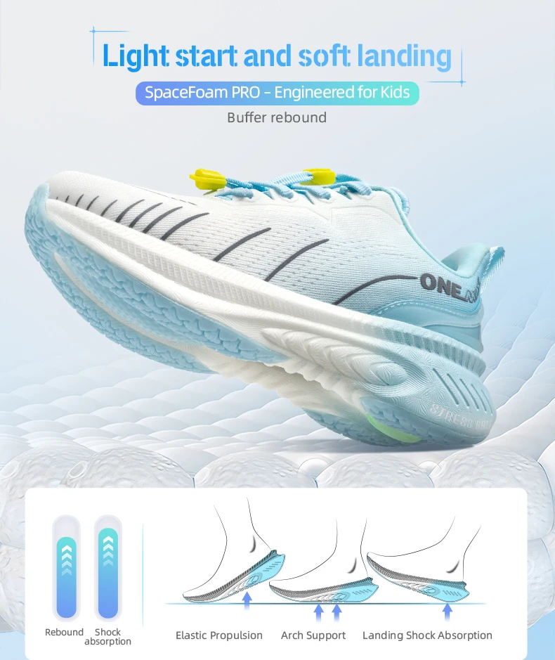 ONEMIX Children's Sports Shoes 2025 New Summer Comfortable Waterproof Running Shoes Leisure Anti-slip Sneaker For Boys And Girls