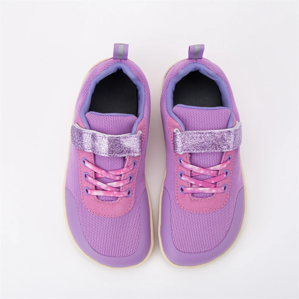 ZZFABER Kids Barefoot Shoes Soft Casual Shoes for Girls Boys Breathable Mesh Sports Sneakers Outdoor Flexible Shoes