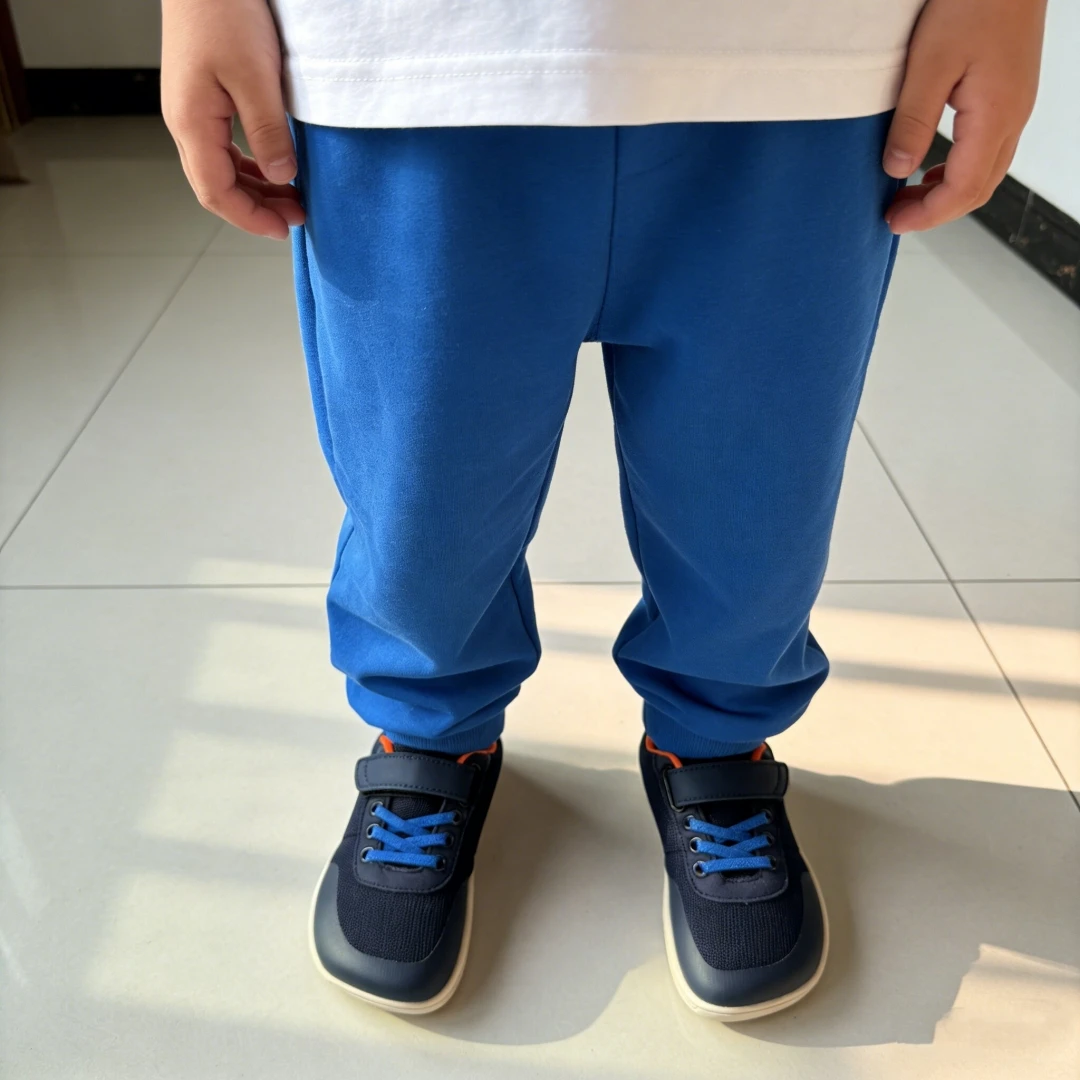 ZZFABER Kids Barefoot Shoes Soft Casual Shoes for Girls Boys Breathable Mesh Sports Sneakers Outdoor Flexible Shoes