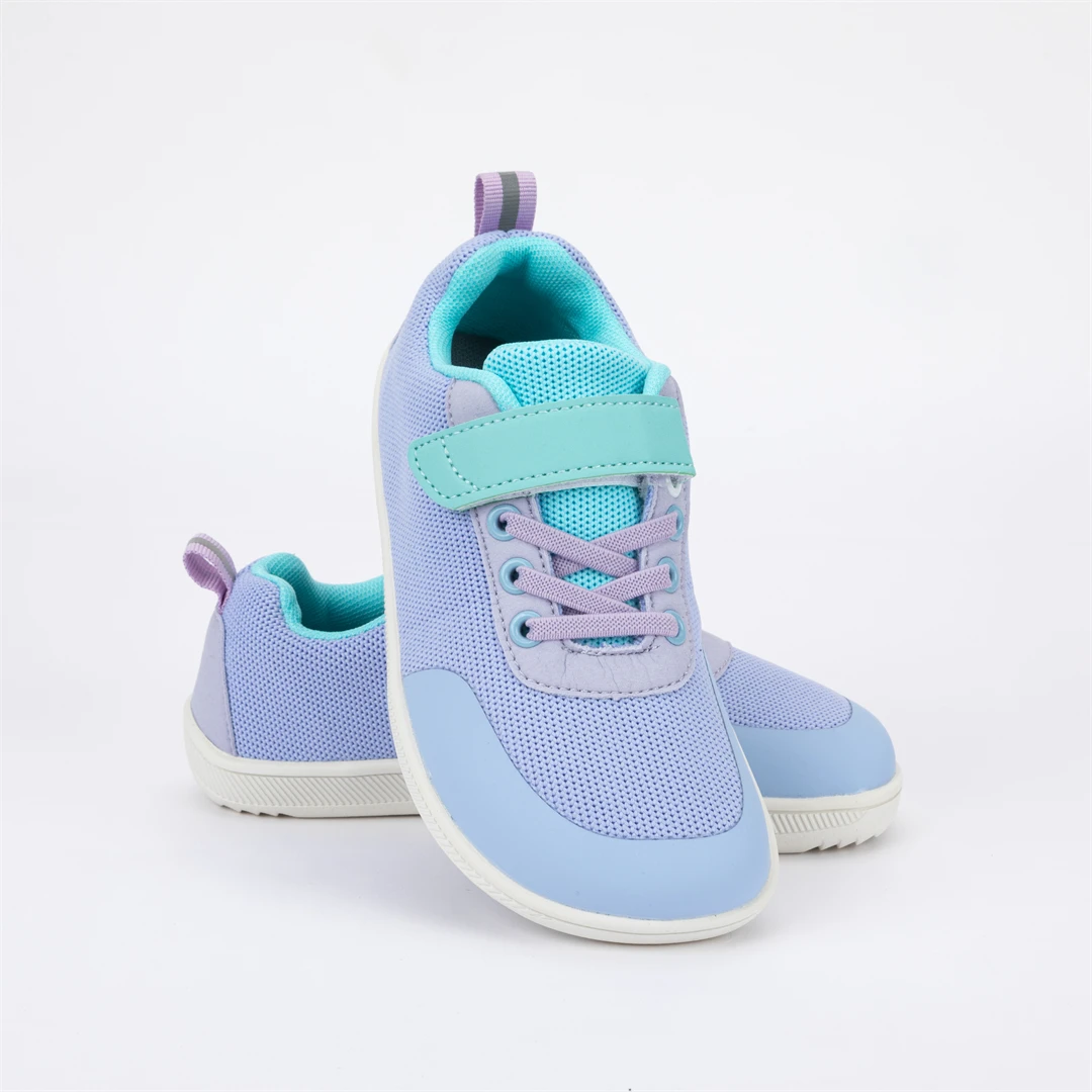 ZZFABER Kids Barefoot Shoes Soft Casual Shoes for Girls Boys Breathable Mesh Sports Sneakers Outdoor Flexible Shoes