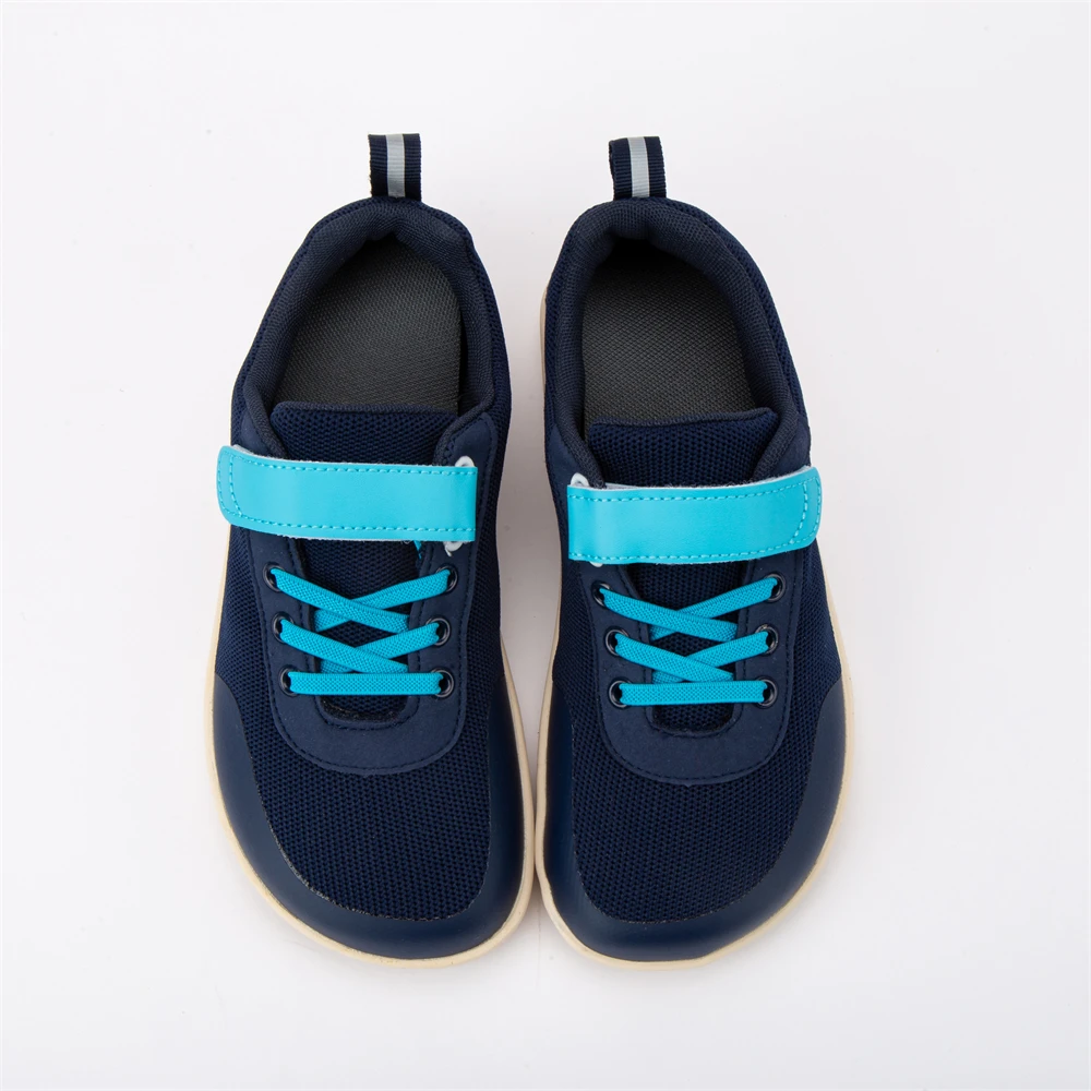 ZZFABER Kids Barefoot Shoes Soft Casual Shoes for Girls Boys Breathable Mesh Sports Sneakers Outdoor Flexible Shoes