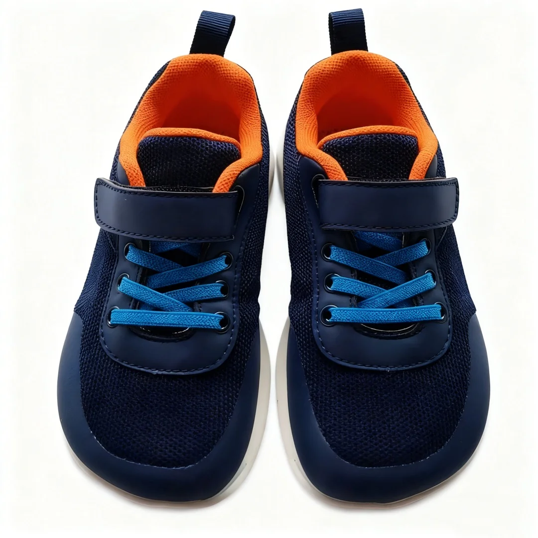 ZZFABER Kids Barefoot Shoes Soft Casual Shoes for Girls Boys Breathable Mesh Sports Sneakers Outdoor Flexible Shoes