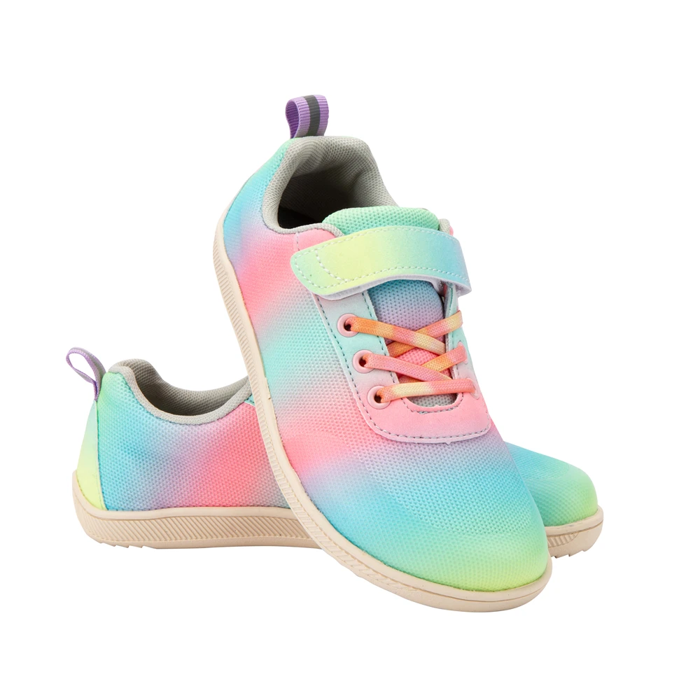 ZZFABER Kids Barefoot Shoes Soft Casual Shoes for Girls Boys Breathable Mesh Sports Sneakers Outdoor Flexible Shoes