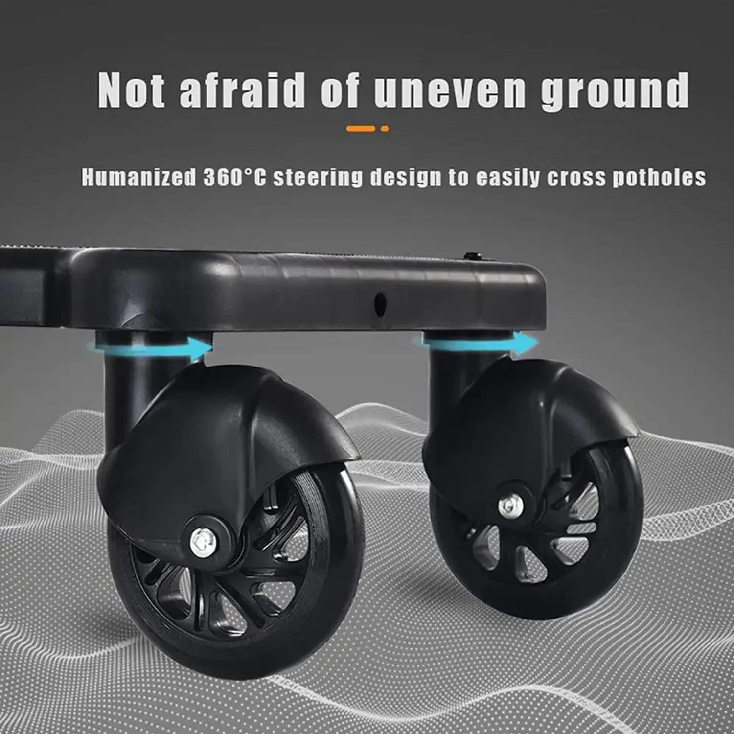 Stroller Board Portable Baby Stroller Board Stand and Sit Dual Purpose Detachable Seat Buggy Board for Aged 2-6 Years