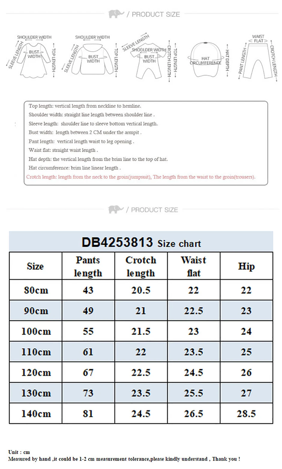 Dave Bella Children Leggings Winter Autumn Baby Girls Thicken Plush Trousers Elastic Waist Outdoor Pants Kids Clothing DB4253813