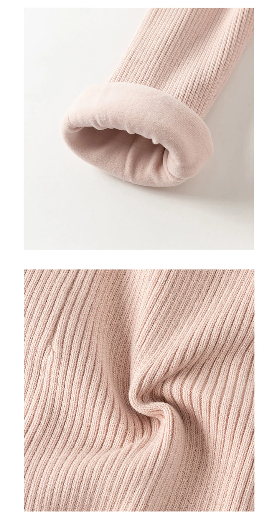 Dave Bella Children Leggings Winter Autumn Baby Girls Thicken Plush Trousers Elastic Waist Outdoor Pants Kids Clothing DB4253813