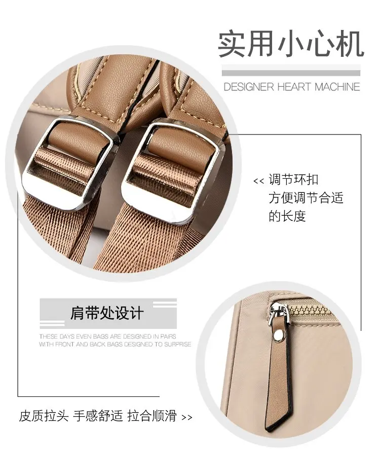 Luxury Leather Diaper Bag For Women Trendy Design Casual Crossbody Handbag Vintage Elegant Commuter Shopper