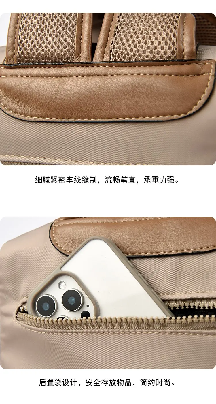 Luxury Leather Diaper Bag For Women Trendy Design Casual Crossbody Handbag Vintage Elegant Commuter Shopper