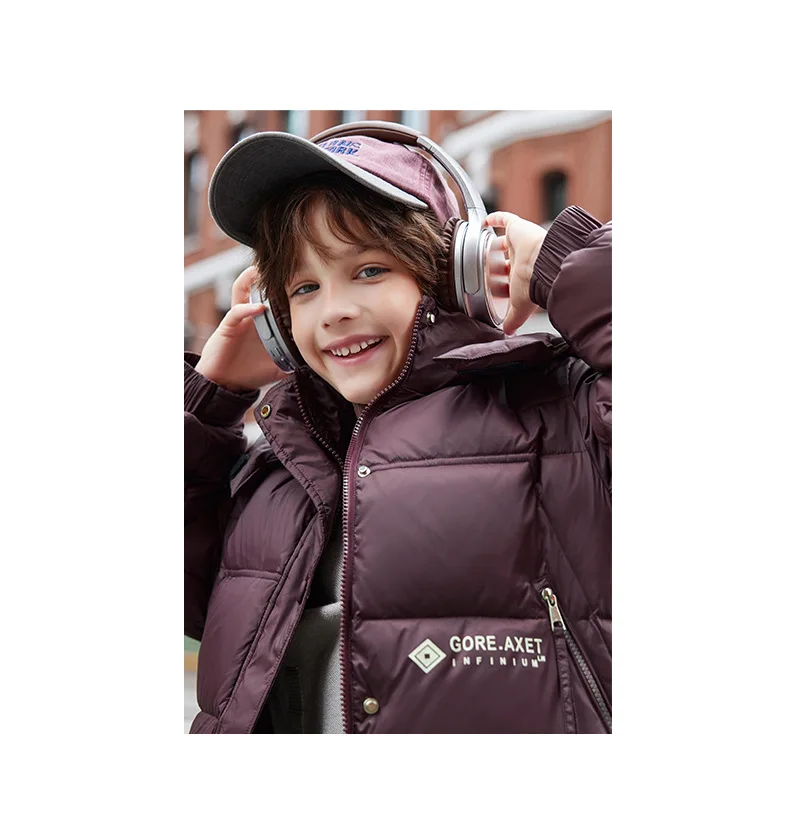 OLEKID 2025 Winter Boy Down Jacket White Duck Down Thick Warm Long Teenage Boys Jacket Coat 6-14 Years Kids Boy Parkas Outerwear