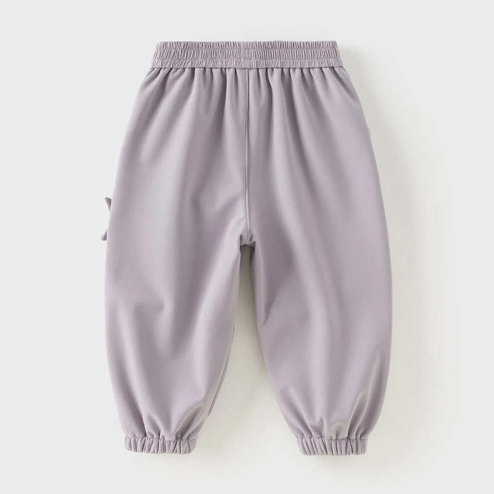 Dave Bella Children Plush Pants Autumn Winter Girls Boys Thick Soft Trousers Elastic Waist Pant Outerwear Kids Clothes DB4254627