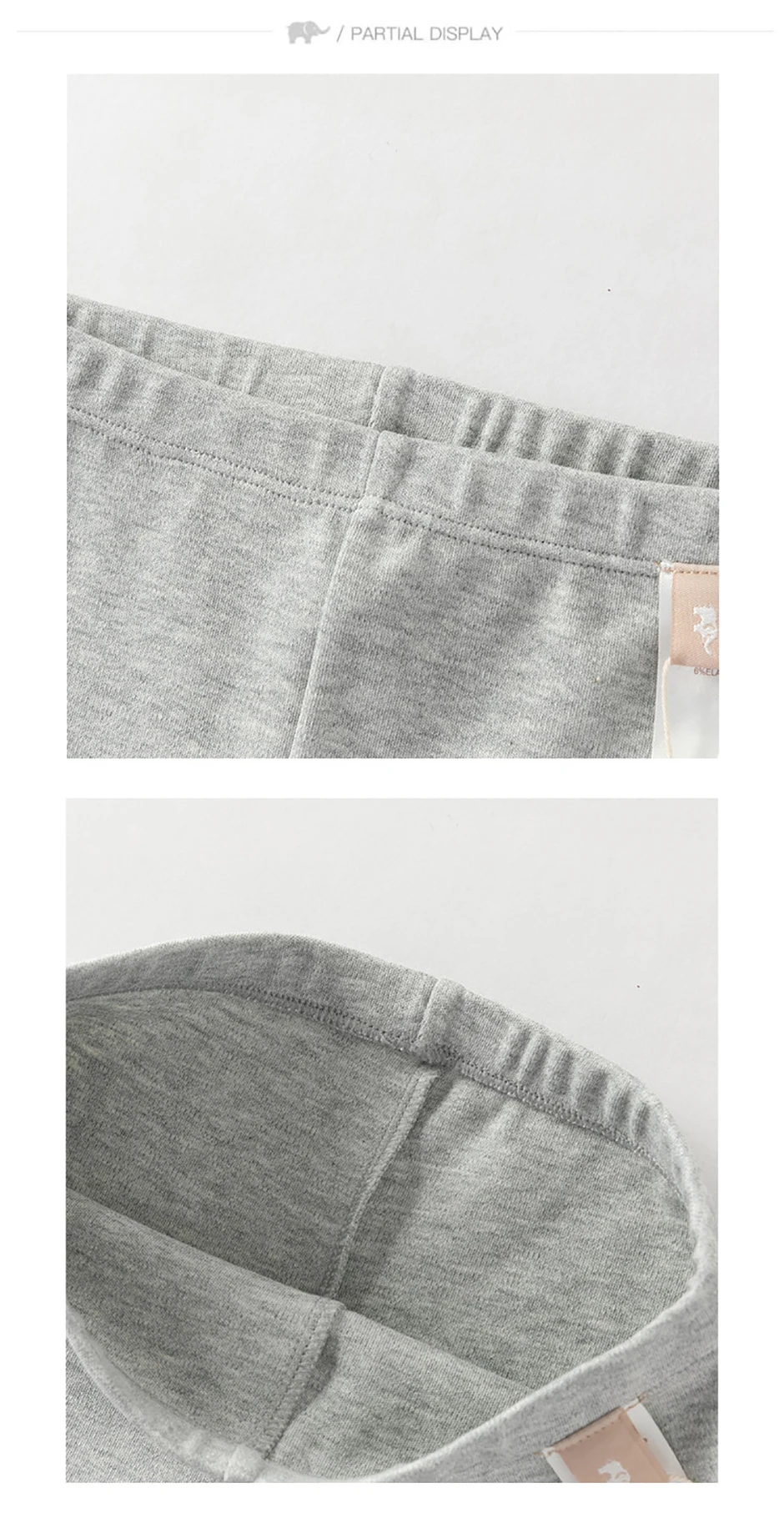 Dave Bella Girls Leggings Spring Autumn Kids Fashion Cotton Pants Cute Print Elastic Outdoor Trousers Children Clothes DB1260574