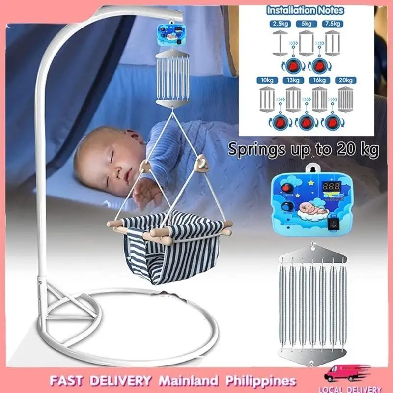 Easy to Use Electric cradles Controller with Long Service Battery & Remote 2 Type
