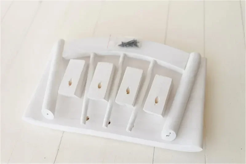 Newborn Photography Props Vintage Wooden Chair Bed Baby Furniture for Infant Photo Shooting Fotografia Posing Babies Accessories