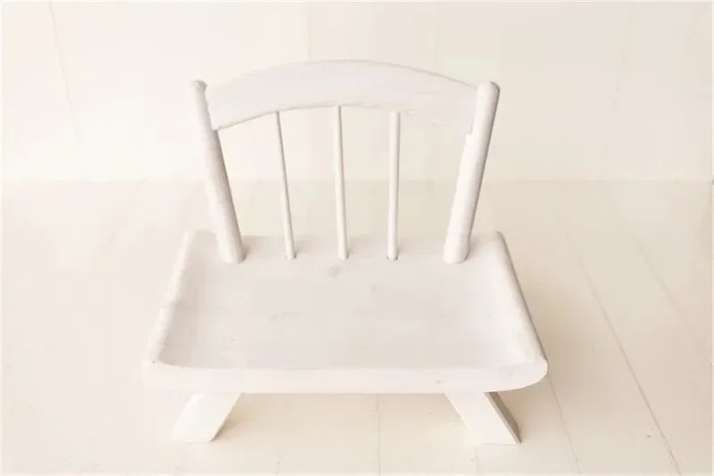 Newborn Photography Props Vintage Wooden Chair Bed Baby Furniture for Infant Photo Shooting Fotografia Posing Babies Accessories