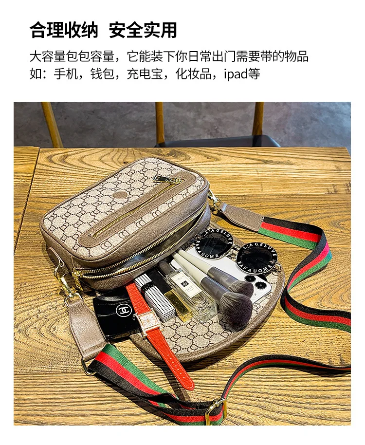 High-End Minimalist Diaper Bag Unique Leisure Satchel Fashionable Messenger Purse for Ladies Vintage Original Leather Commuter