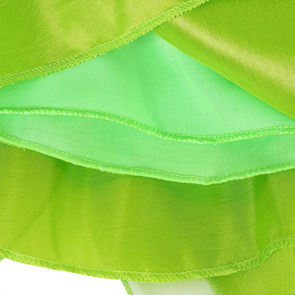 Muababy Tinker Bell Style Fairy Gown for Girls with Glitter Wings Flower Elf Costume Carnival Party Outfit Kids Toddler 2-8Y