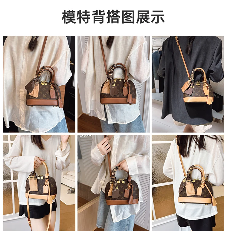 Trendy Vintage Diaper Bag For Women Leather Crossbody Bag Luxury Tote Minimalist Designer Large Capacity Elegant Fashion