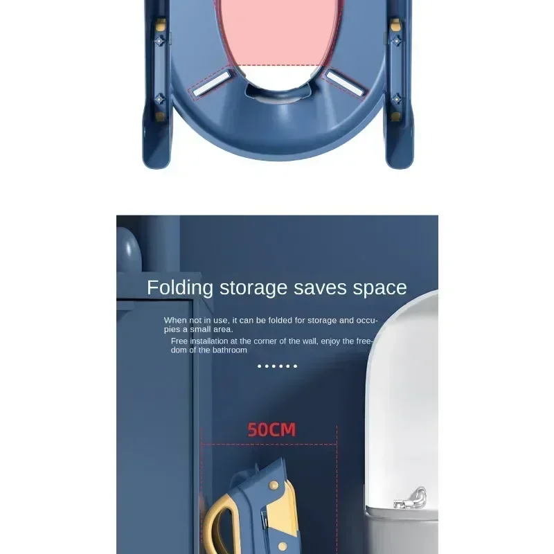 Multifunctional Foldable Step Stool Stepped Design Kids Toilet Potty Training Ladder Baby Helper
