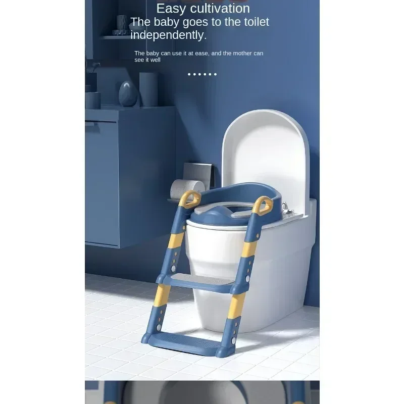Multifunctional Foldable Step Stool Stepped Design Kids Toilet Potty Training Ladder Baby Helper