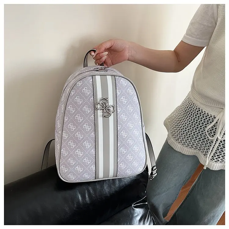 Elegant Solid Color Diaper Bag Ladies Niche Designer Handbag Top Layer Leather Crossbody Shoulder Purse Tote Messenger Bag