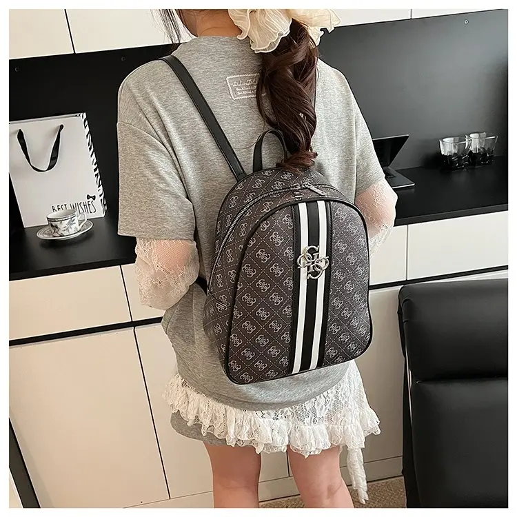 Elegant Solid Color Diaper Bag Ladies Niche Designer Handbag Top Layer Leather Crossbody Shoulder Purse Tote Messenger Bag
