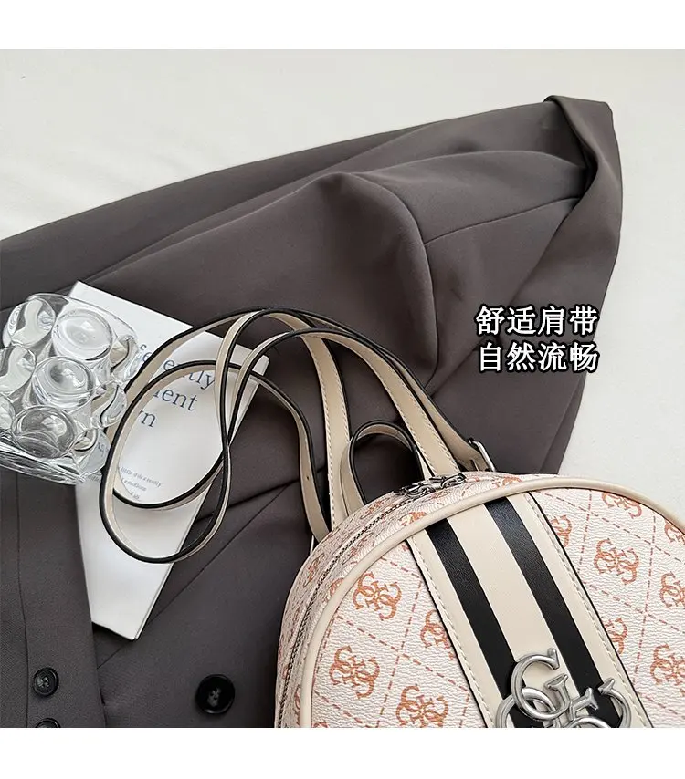 Elegant Solid Color Diaper Bag Ladies Niche Designer Handbag Top Layer Leather Crossbody Shoulder Purse Tote Messenger Bag