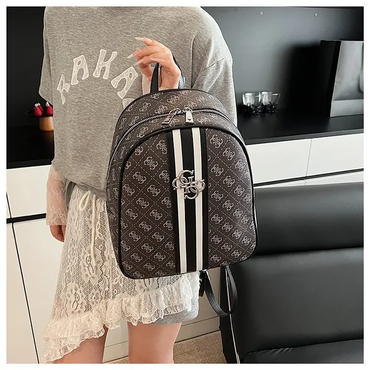 Elegant Solid Color Diaper Bag Ladies Niche Designer Handbag Top Layer Leather Crossbody Shoulder Purse Tote Messenger Bag
