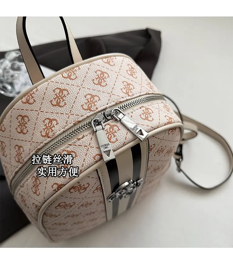 Elegant Solid Color Diaper Bag Ladies Niche Designer Handbag Top Layer Leather Crossbody Shoulder Purse Tote Messenger Bag