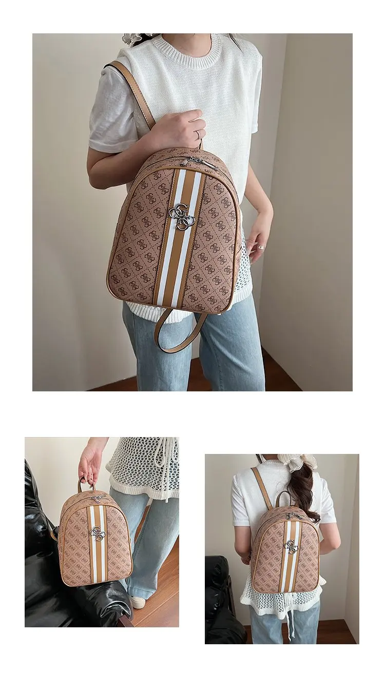 Elegant Solid Color Diaper Bag Ladies Niche Designer Handbag Top Layer Leather Crossbody Shoulder Purse Tote Messenger Bag
