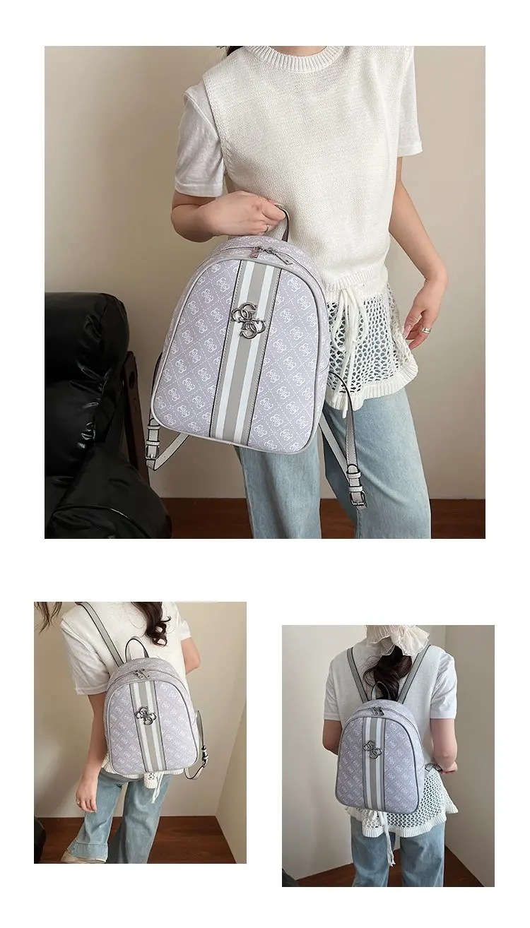 Elegant Solid Color Diaper Bag Ladies Niche Designer Handbag Top Layer Leather Crossbody Shoulder Purse Tote Messenger Bag