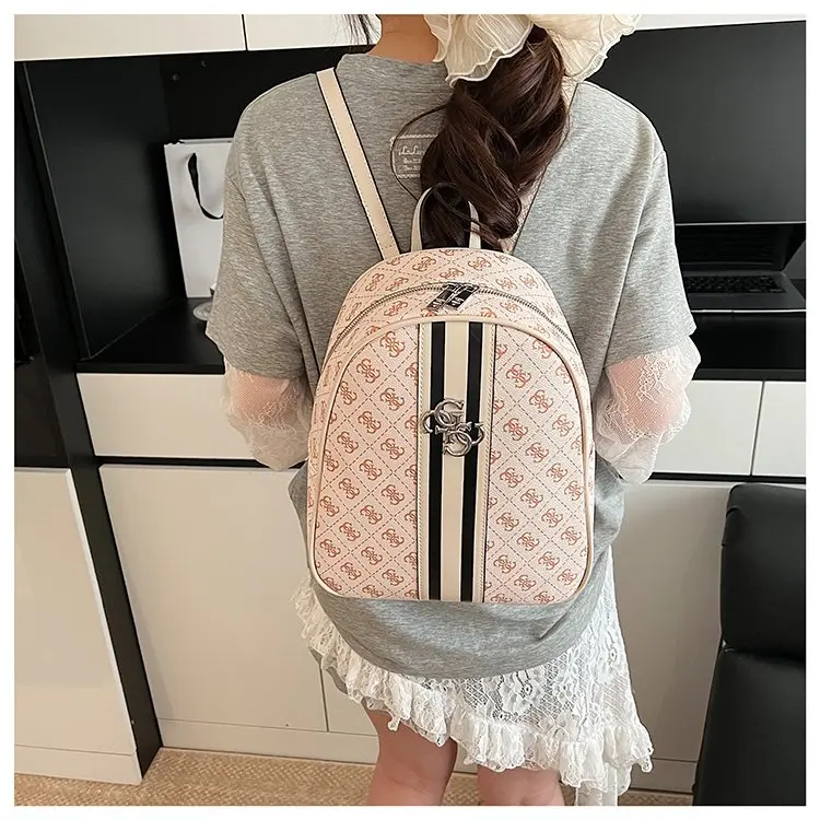 Elegant Solid Color Diaper Bag Ladies Niche Designer Handbag Top Layer Leather Crossbody Shoulder Purse Tote Messenger Bag