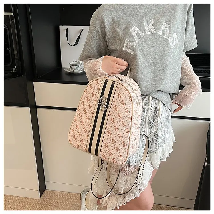 Elegant Solid Color Diaper Bag Ladies Niche Designer Handbag Top Layer Leather Crossbody Shoulder Purse Tote Messenger Bag