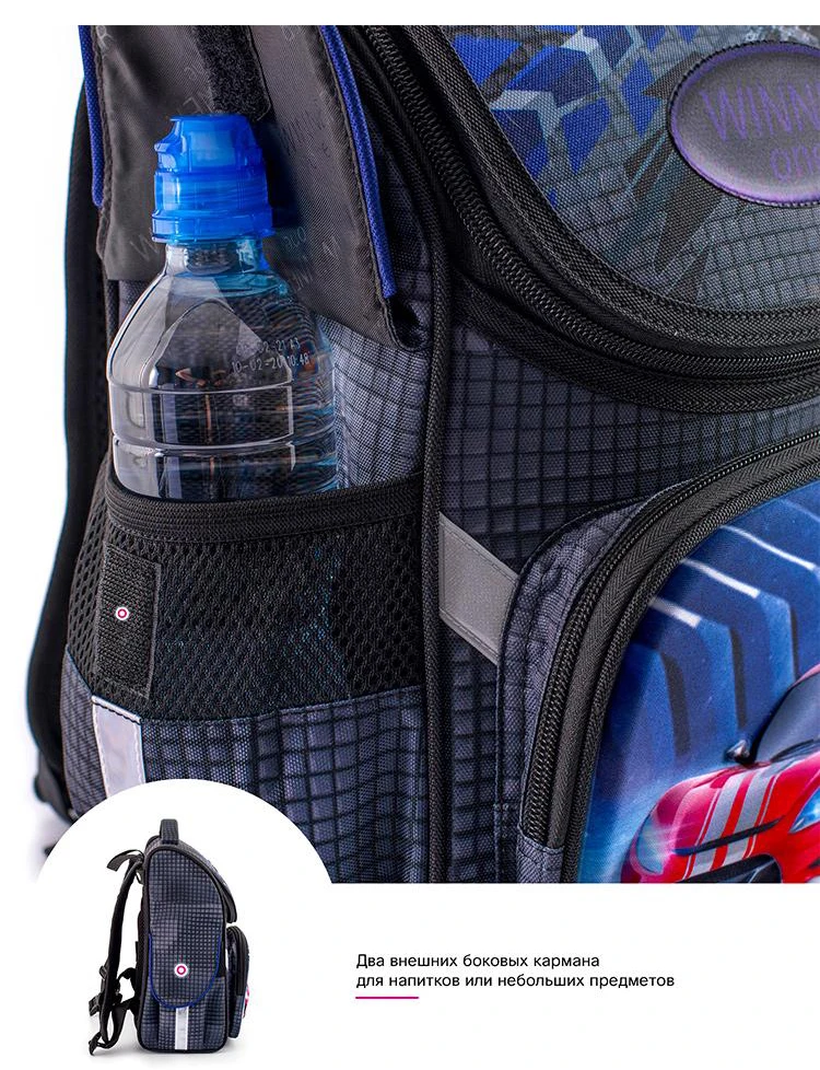 Top-Quality New Cartoon School Backpacks For Boys 1-4 grade Orthopedic Backpack Red Car School Bag Kids Satchel Knapsack Mochila