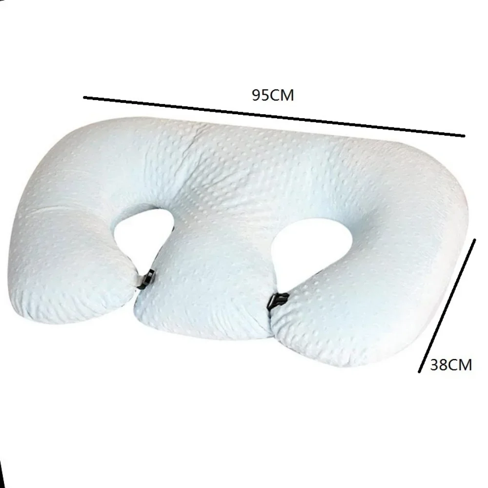 Baby Pillow Bubble Detachable Nursing Pad For Twins Soft Baby Anti-Spitting Milk Cushion Multifunctional Breastfeeding Pillow