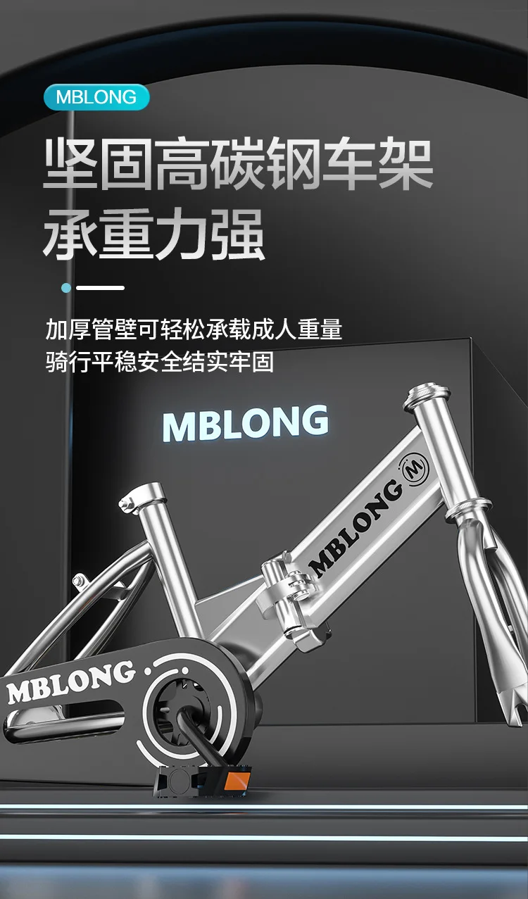 New Foldable Kids Bicycle 12 Inch Pedal Bike for Boys Girls Toddler Outdoor Riding Portable Kids Bike with Training Wheels