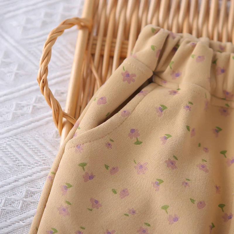 Girls' Outerwear Spring/Autumn/Winter 2026 New Children's Clothing Floral Hooded Sweatshirt Long Sleeved Top Cardigan