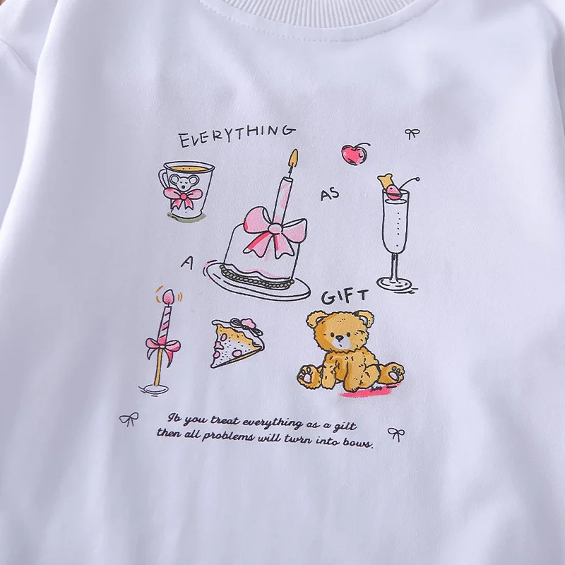 Girls' Outerwear Spring/Autumn/Winter 2026 New Children's Clothing Floral Hooded Sweatshirt Long Sleeved Top Cardigan
