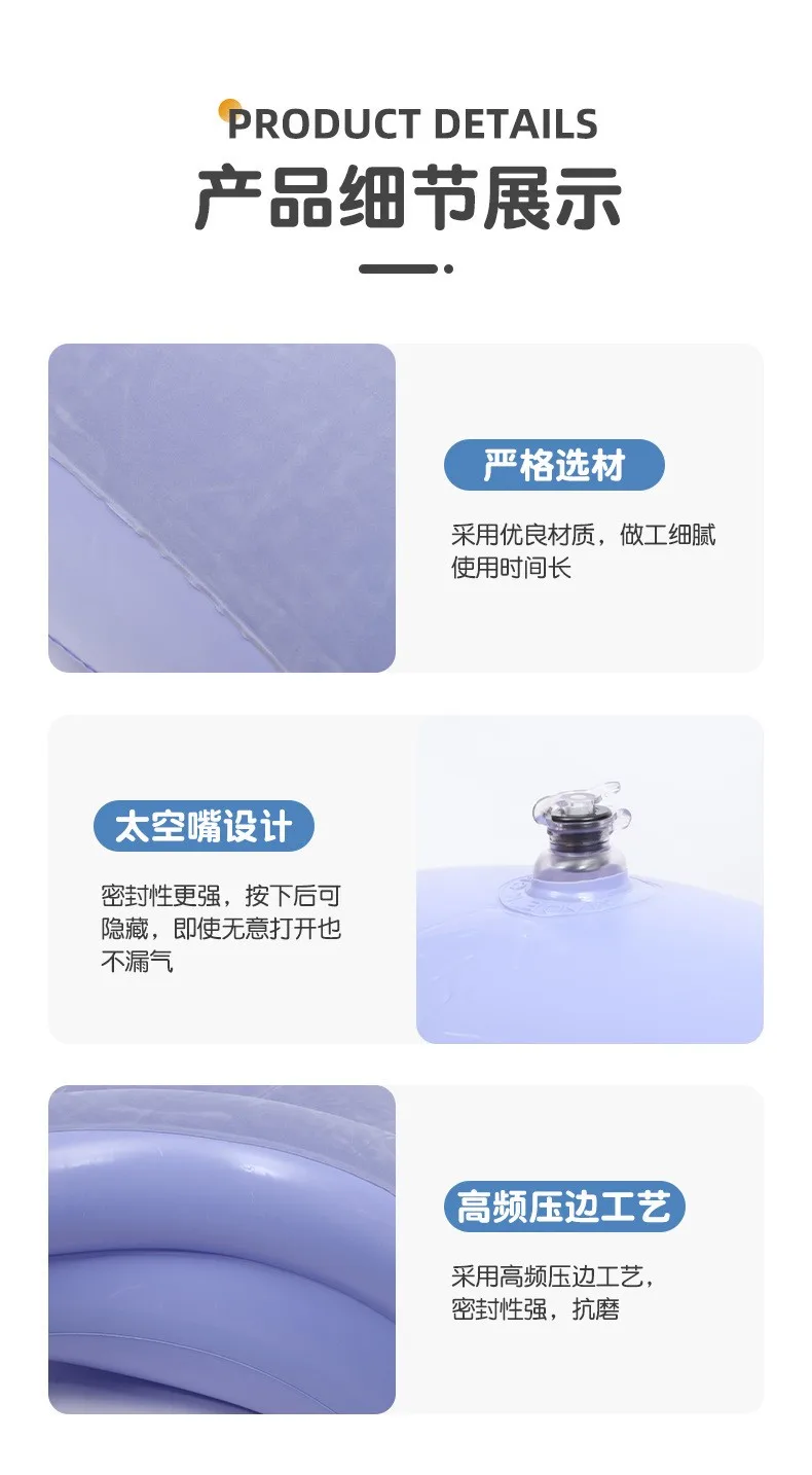 Inflatable Mat Mattress Pregnancy yoga Mat Body Bed Pillow Pregnancy Pillow for Sleeping Body Pillow