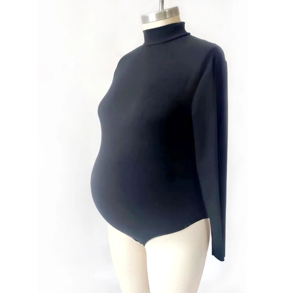 Stretch Fabric Large Size Pregnant Women's Bodysuit Photography Clothing Tight Bodysuit Photo Shoot Photography Dress For Women