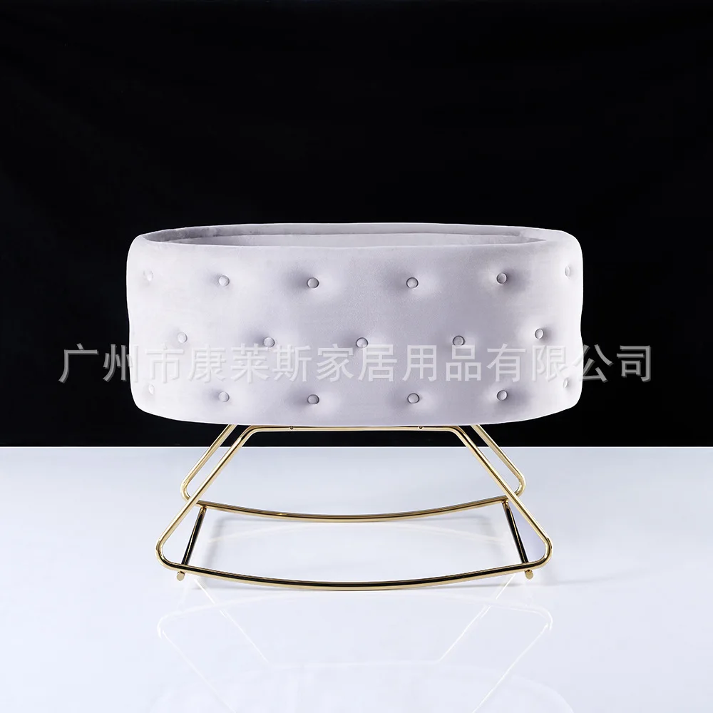 Swing bed Nordic ins style baby cradle rocking chair crib fence sleeping window portable multi-function removable jumpers swings