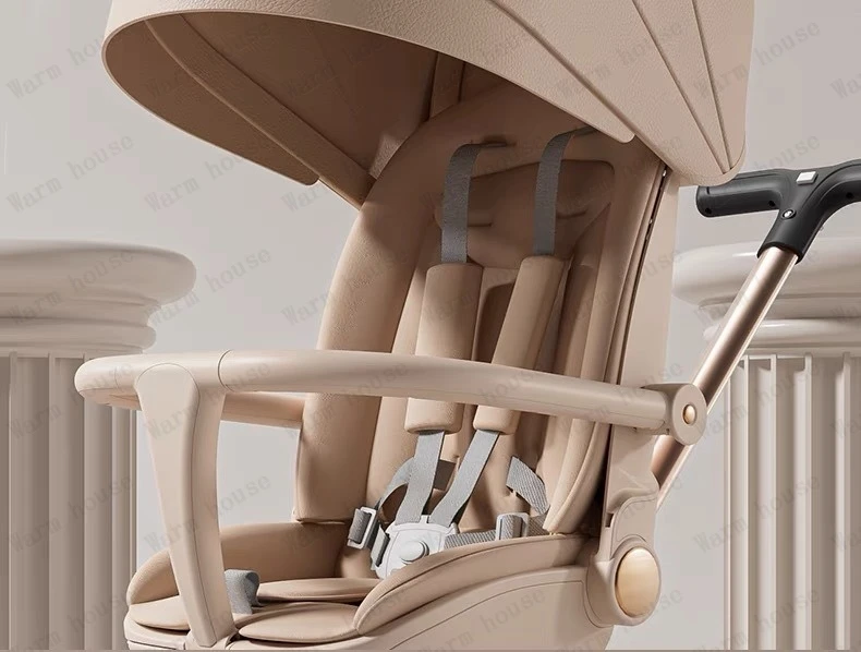 New High-view Lightweight Baby Stroller Adjustable Handlebars Multi-function Baby Stroller Four-wheel Travel Baby Stroller