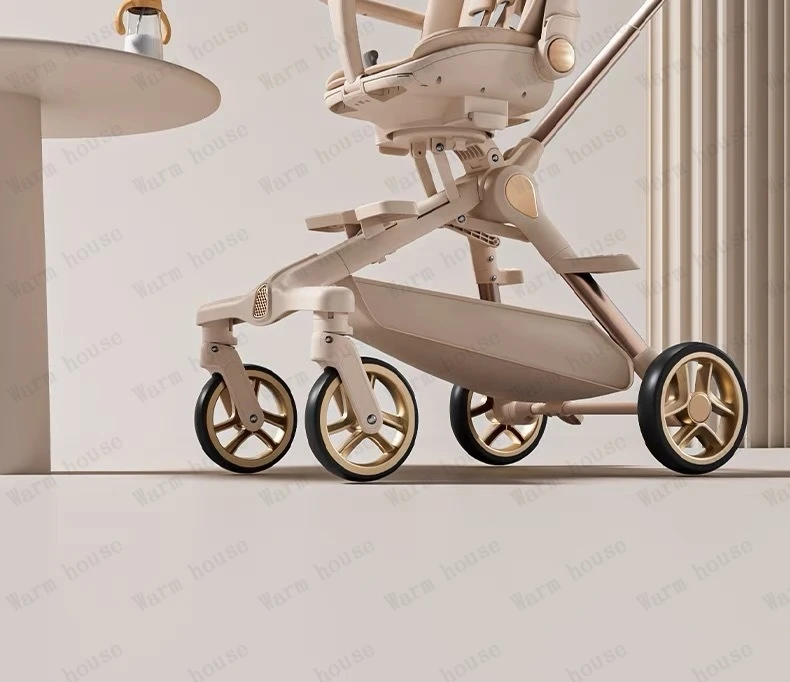 New High-view Lightweight Baby Stroller Adjustable Handlebars Multi-function Baby Stroller Four-wheel Travel Baby Stroller