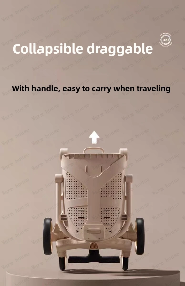 New High-view Lightweight Baby Stroller Adjustable Handlebars Multi-function Baby Stroller Four-wheel Travel Baby Stroller