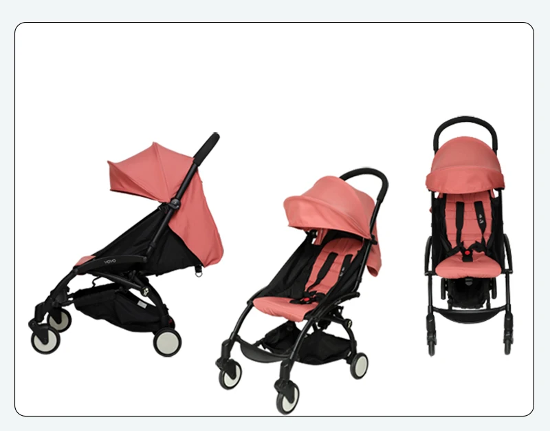 175° 3pcs/Set Stroller Accessories Hood&Mattress&Seat Cushion For YOYO/YOYO2/YOYA Babytime 1:1 Quality Canopy Cover Mattresses