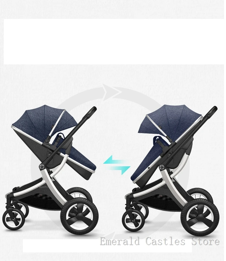 Luxury baby stroller 3 in 1,High landscape strollers,baby car,trolley pram,baby Carriage four wheels,newborn travel Pushchair