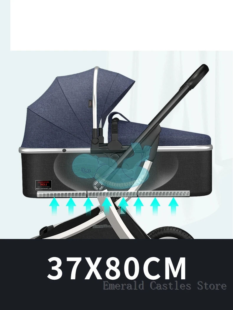 Luxury baby stroller 3 in 1,High landscape strollers,baby car,trolley pram,baby Carriage four wheels,newborn travel Pushchair