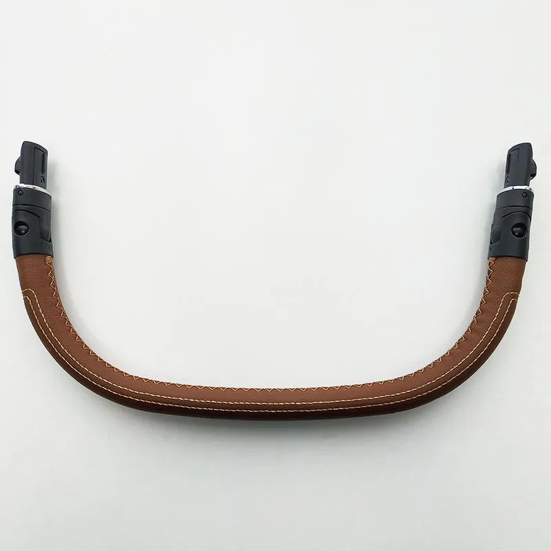 Stroller Armrest For Cybex Mios 2/3 Buggy Bumper Bar Pushchair Safety Fence Handrest With Leather Cover Baby Accessories
