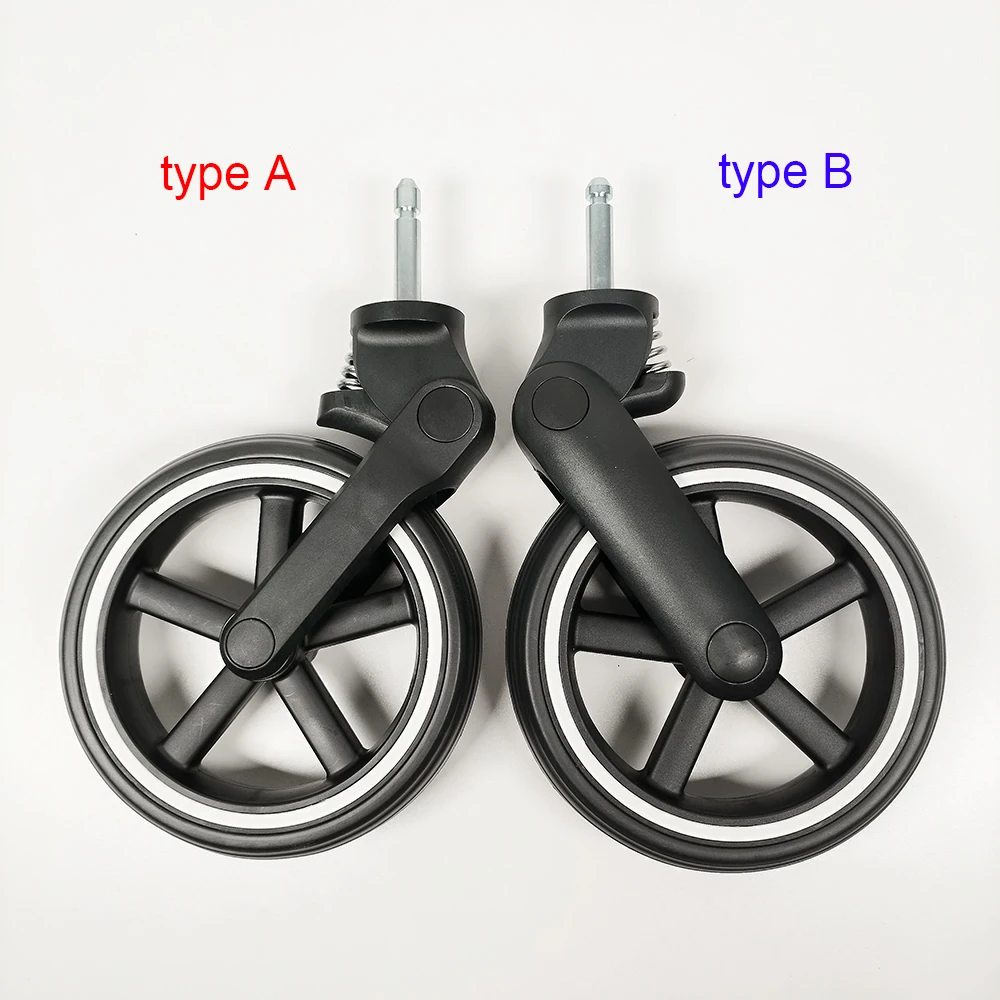 Front Wheel For Cybex Balios S Lux Series Pram 2 Type Version With Different Frame Shape Direct Replacement Stroller Accessories