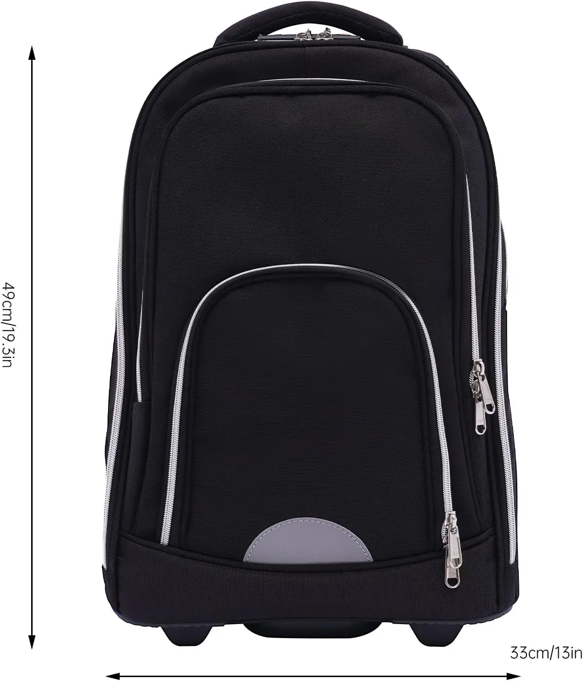 NEW 45L Trolley Backpack, Ideal Hand Luggage Backpack W/Wheels, Combined Multiple Functions, Suitable for Business Trips, School
