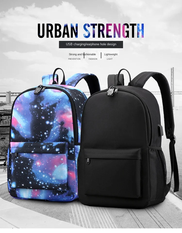 Demon Slayer Inosuke Anime Print Anti-Theft School Backpack with Pencil Case for Boys Girls Kids